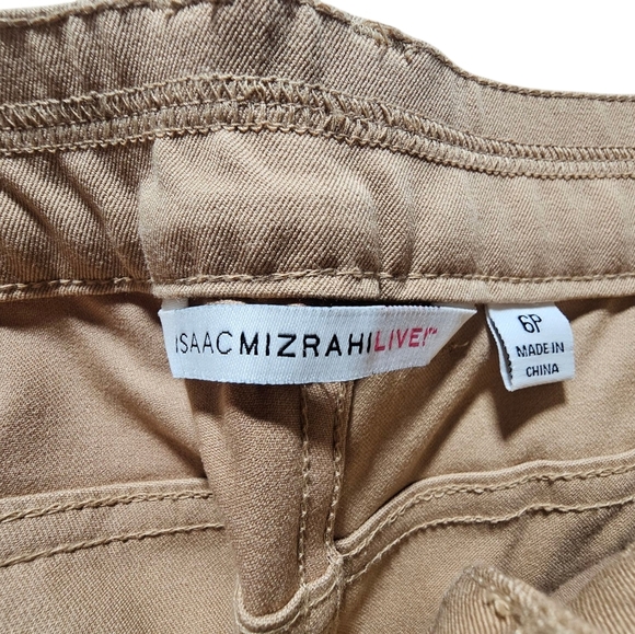 NWOT Isacc Mizrahi Live! wide-leg trousers Size 6P - Picture 3 of 6